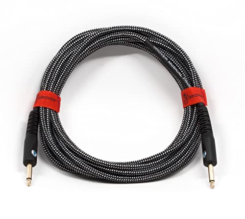 Câble instrument Grover anti-bruit 6,1 m gaine tressée