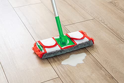 Reversible Double Sided Swiffer Compatible Mop Head | Microfiber Mop Head Replacement | Dust Mop | Floor Mop | Flat Mop | Microfiber Mop Pads | Wet And Dry Cleaning | Set Of 2 #TOP5