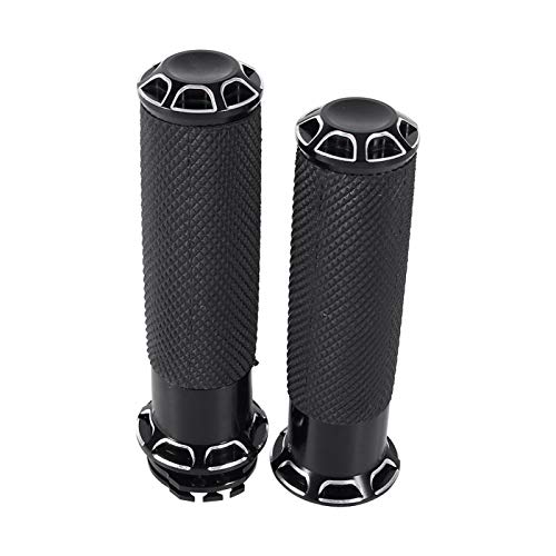 Harley davidson manoplas de guidão + Anauto 25 mm CNC manoplas para Sportster Touring Dyna Softail B