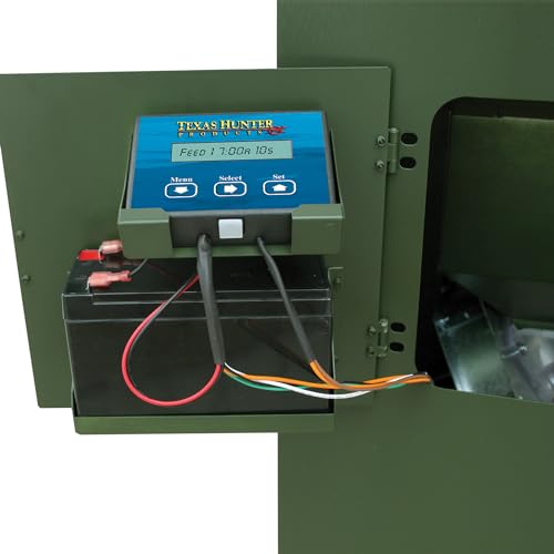 Texas Hunter Directional Fish Feeder w/Adjustable Legs - 70 lb. Fish Feed Capacity - Model DF125AL