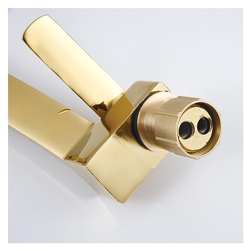 Robinet de salle de bain en laiton mitigeur vasque eau chaude froide pont monté MP36-white