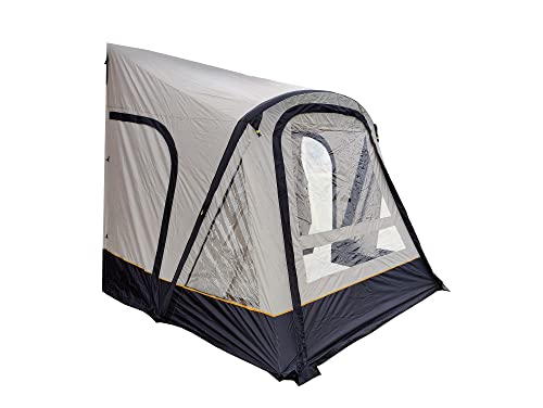 OLPRO View Lite 260 Lightweight Quick Pitch Caravan Porch Awning with Extra Large Windows, U-Shaped Zip on the Front Panel and a Panaromic Shape for Viewing the Great Outdoors