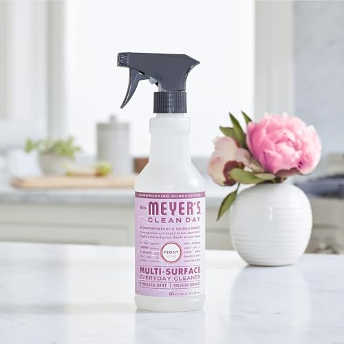 Image of MRS. MEYER'S CLEAN DAY All-Purpose Cleaner Spray, Peony, 16 fl. oz - Pack of 6