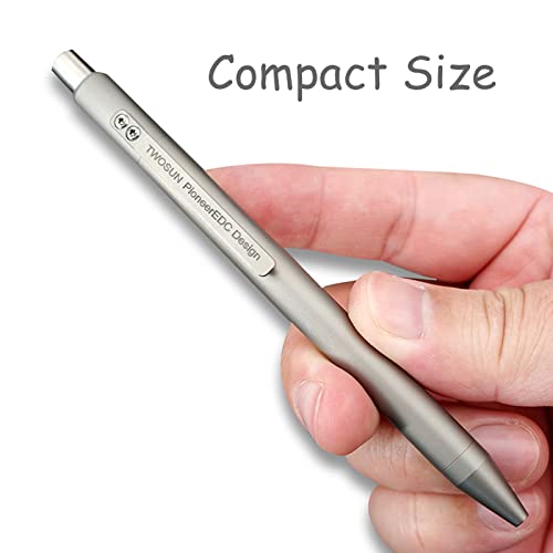 Hamans Ballpoint Pen Titanium Alloy Ballpoint Pen With Clip Writing Pocket Pen Tc4 For Business Office Daily Use #TOP3