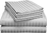 Queen Size Sheet Set - 6 Piece Set - 400-Thread-Count 100% Egyptian Cotton Bed Sheets - Deep Pockets