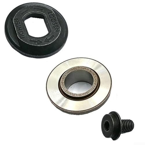 ZAMETTER Set di flange per sega circolare professionale Set di flange per sega circolare Strumento elettrico Flange esterne interne Kit rondella per DCS391 DC390 Componenti di ricambio per utensili