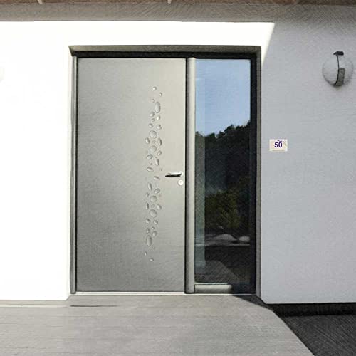 Plaque aluminium/polyethylene numéro rue décorative - pour maison, garage, porte, et boite aux lettres - collection provence : 2 lignes personnalisables – vue 5