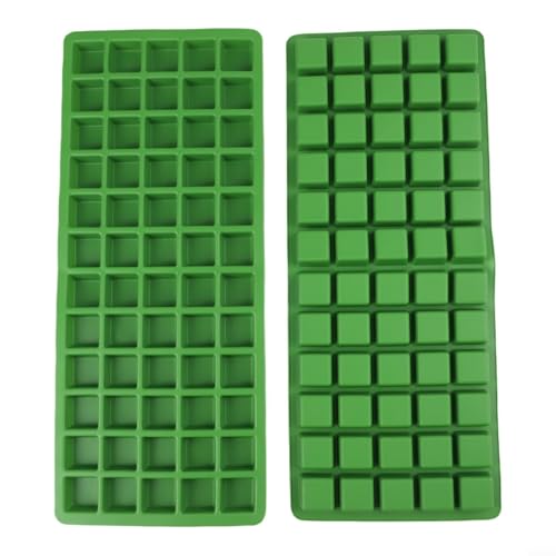 2 Moldes de Silicona para Hielos y Chocolates Verde miniatura 7