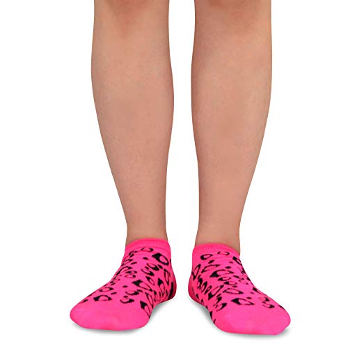 Cute Colorful Low Cut Ankle Socks for Women Girls College 9-11 Fun Novelty Multipair Gifts Floral Solid Neon Animal3