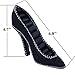 WE Jewlery Display Shoe Ring Holder Black 2 PCS Set - Mannequin Necklace Display Orgaziner