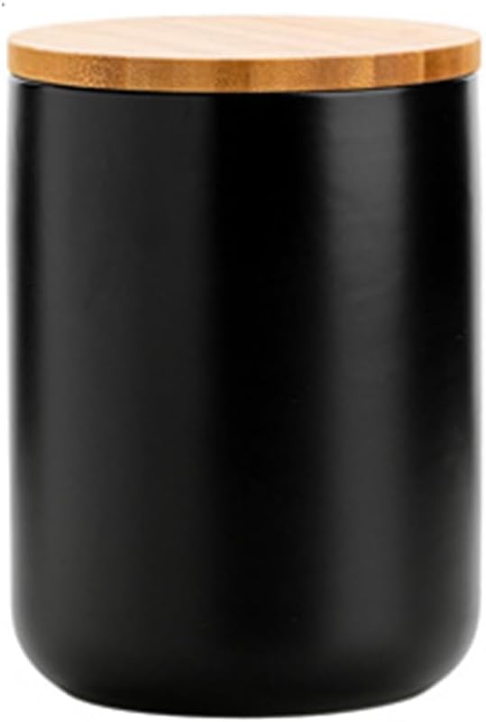 Amazon.com: Telotela Pure Color Ceramic Sugar Bowl with Wooden Lid ...