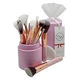 [SET DE 15 BROCHAS DE MAQUILLAJE PROFESIONAL COMPLETO] Las Brochas y Pinceles de maquillaje WoWMonde están seleccionadas por Profesionales de la Estética que saben cómo deben ser cada brocha para obtener diferentes resultados.Natural o sofisticado