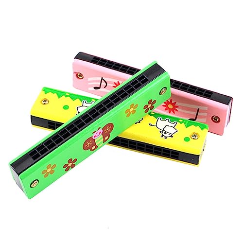 Toyvian 3 Pièces 16 Jouets en Bois pour Enfants Instruments De Musique pour Enfants Jouets pour Enfants Harmonica Instrument Musique Harmonica Jouet Harmonica en Bois Jouet Étudiant - Les Beatles, Paul McCartney, John Lennon, RIngo Starr, George Harrison Toyvian 3 Pièces 16 Jouets en Bois pour Enfants Instruments De Musique pour Enfants Jouets pour Enfants Harmonica Instrument Musique Harmonica Jouet Harmonica en Bois Jouet Étudiant – Image 3