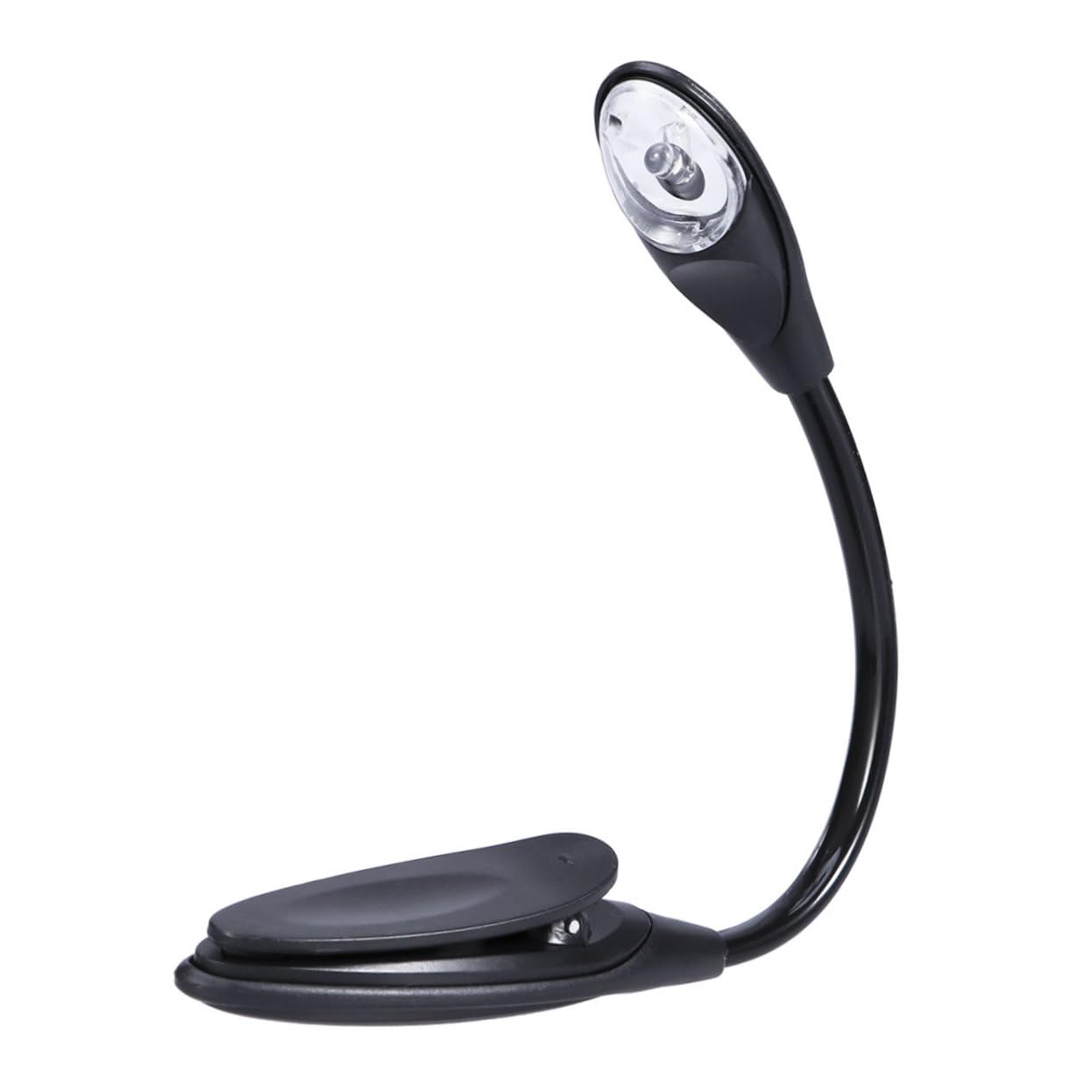 NUOBESTY Lámpara De Led Clip Ajustable y Flexible Luz De Lectura Para Escritorio Para Negro