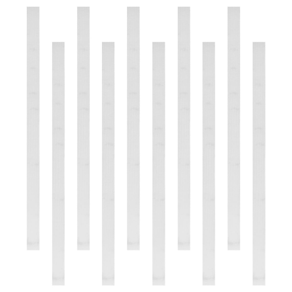 Kichvoe 10pcs Book Binding Glue Tape Strips for Office and Everyday Use, White Hot Melt Adhesive Glue Sticks to Bind Documents, Contracts, Magazines, and Textbooks