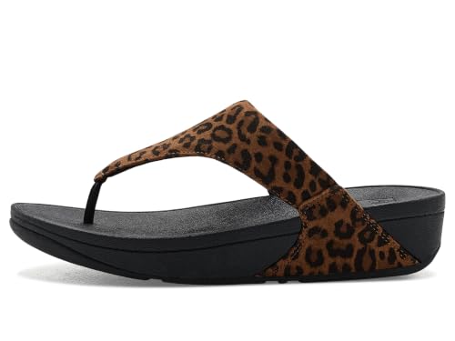 Image of FitFlop Women's LULU Suede Toe-Post Sandals | Lightweight Summer Walking Sandals with Cushioned Comfort, Arch Support & Grip