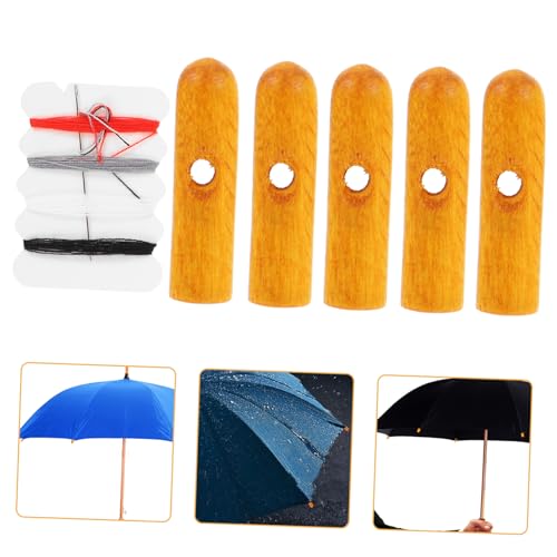 BESPORTBLE 10Piezas Madera Accesorios para Plegables Cubiertas Madera para Sol