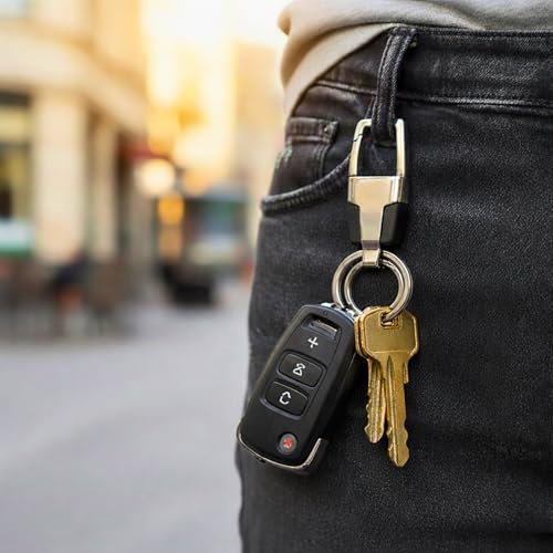 Image of THE MEN THING - Premium Stainless Steel Multicolor Keychain for Men & Boys