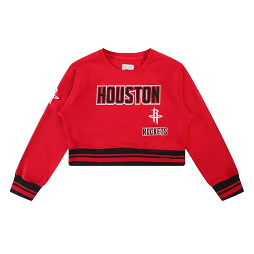 Image of Pro Standard Big Girls NBA Retro Classics Fleece Crewneck Sweatshirt