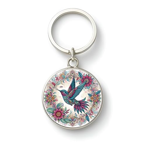 Image of MG | Protective Evil Eye /Spiritual Symbols /Om /Motivational Keychains | Double-Sided Metal Key Ring | Good Luck and devine Charm for Car, Bike, Home & Office