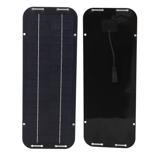 High Efficiency Polycrystalline Silicon Solar Panel Charger Kit for Outdoor Camping Travel, Professional Portable 6W 12V
