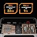 Breloom Mini PC Gaming, AMD Ryzen 7 5825U, 32GB DDR4 RAM 1TB M.2 NVMe SSD, Windows 11 Mini Desktop, Dual HDMI 2.0, USB 3.0/2.0, WiFi 6/BT 5.2/4K Display, Dual NVMe SSD Slots (5825U 32GB+1TB)