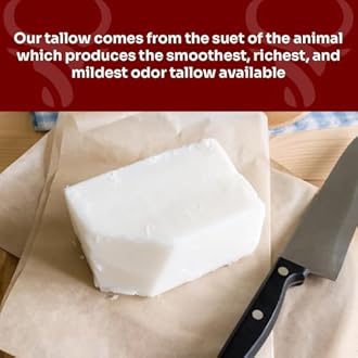 Wagyu Republic Beef Tallow ⎸11oz Glass Jar, Grass Fed Wagyu Beef Tallow, Great for Cooking Steak or as Tallow Balm ⎸ Keto, Gluten Free Protein Snacks for Adults, Perfect for Whole 30 or Carnivore Diet