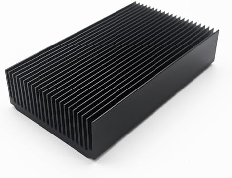 120x69x27mm Large Aluminum Heatsink Black Oxide Cooling Radiator 22 ...