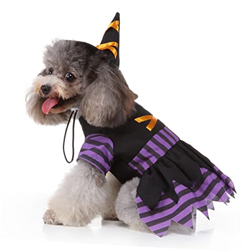 Disfraz de Bruja Halloween para Perros Talla L