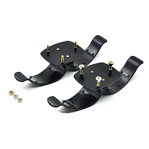 Ellylian Car Trunk Umbrella Clip Car Door Umbrella Hook Screw Install Universal Umbrella Holder Tools Organizer Umbrella Storage Hook for Car Auto (Black)