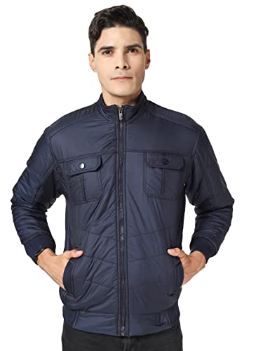 Image of TrapNation Men Solid Puffer Jacket Jerkin