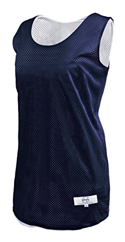 Intensity Womens Eyelet Mesh PE Cut Jersey, Navy/White, X-Large