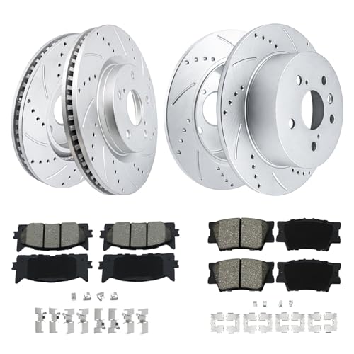 Betthand Front and Rear Brake Kits for 2012-2017 Toyota Camry,