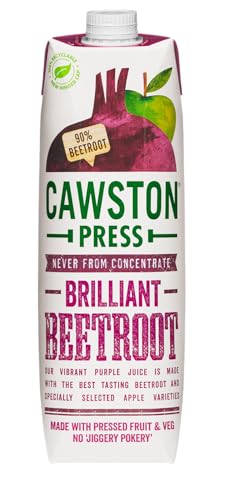 Cawston Press Brilliant Beetroot Pressed Juice 1 litre (Pack of 6) - Pure Pressed Beetroot, Vegan, No Added Sugar
