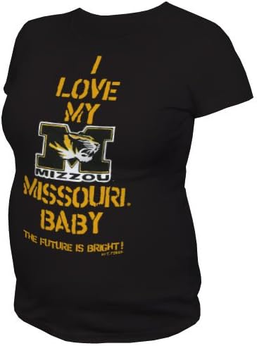 NCAA ミズーリタイガース T.Fisher I Love My Baby マタニティTシャツ