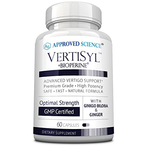 Approved Science VertiSyl - Ginkgo Biloba Ginger Vitamin D3 BioPerine - 60 Capsules - 1 Month Supply