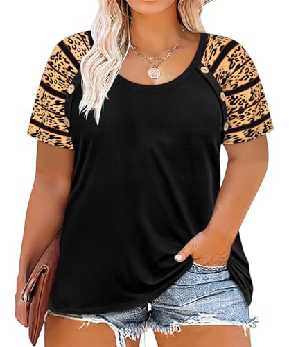 TIYOMI Plus Size Floral Tank Top - Sleeveless Summer Tunic, Flowy Camisole For Women, XL To 5XL, Purple Flower - View #5