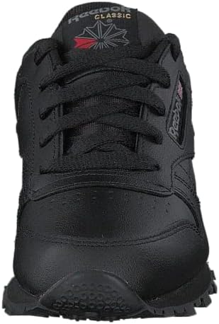 Reebok Men's CLASSIC LEATHER Sneaker, Black, 2 M US | Image 3