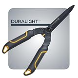 Woodland Tools Duralight Hedge Shears, 16 Inch Lightweight Manual Hedge Clippers...