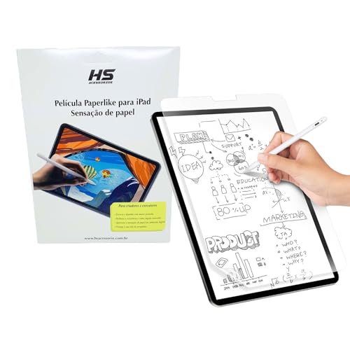 Película de Proteção Fosca (Paperlike) Imita Papel compatível c/iPad Air 4ª e Air 5ª geração 10.9
