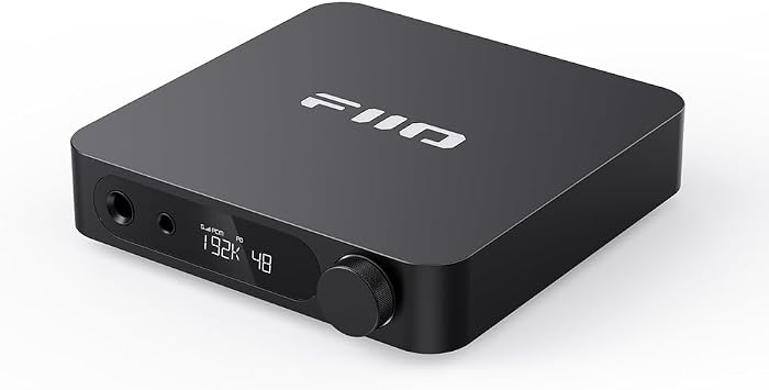 FIIO K11 Masaüstü 1400W Güç Dengeli Kulaklık DAC ve Amplifikatör 384kHz/24Bit DSD256 Ev Ses/PC için 6.35mm/4.4mm/RCA/Koaksiyel/Optik (Siyah)