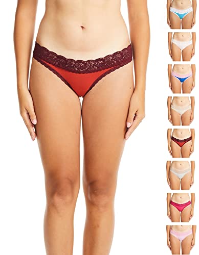 Esteez Underwear Women - 100% Cotton Underwear Women - Women Panties - Womens Panties Pack - Woman Underwear - Cotton Bikini For Women (Ex804220 6Pk Assort. Large) #TOP21