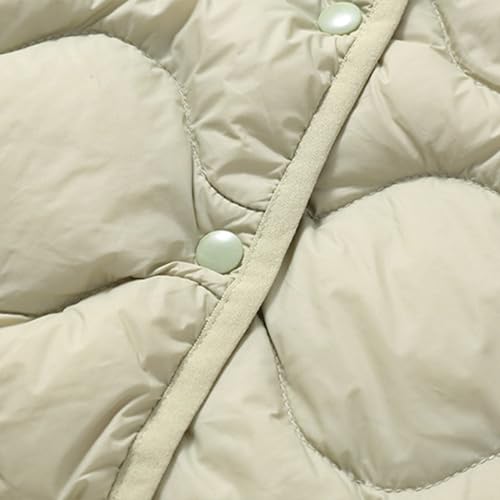 Toddler Girls Lightweight Puffer Jackets Snap Buttons Thick Warm Winter Coats Kids Baby Soft Padded Down Coats4