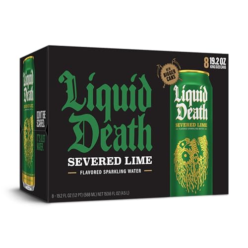 Liquid Death Sparkling Water Severed Lime 153.6FO
