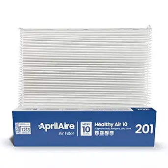 AprilAire 201 Replacement Furnace Filter for AprilAire or Space-Gard 2200 or 2250 Whole-House Air Purifiers - MERV 10, 20x25x6 Air Filter (Pack of 4)