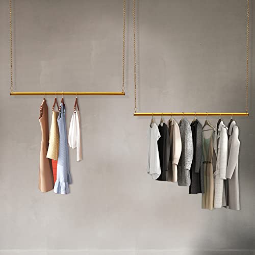 HarBin-Star 2 Aste Appendiabiti da Soffitto, per il Montaggio a Soffitto, per Corridoio, Guardaroba, Camera da letto, in diverse dimensioni, 120 cm x 180 cm