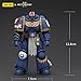 HiPlay JOYTOY Warhammer 40K Space Marines 2 - Uitramarines Lieutenant Titus JT00058, Game Special Limited Edition, 1/18 Scale Collectible Action Figure
