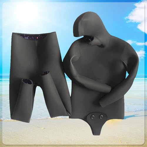3MM Wetsuit Split Hooded Long-Sleeved Top Pants Warm Cold-Proof Anti Jellyfish Diving Suit Anti-UV for Water Sports miniatura 4