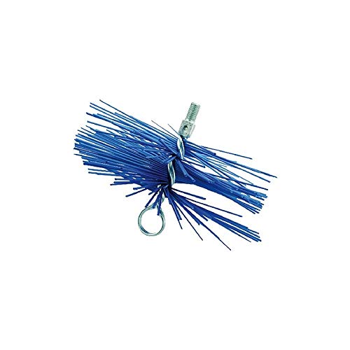 Scovolo Per Camini In Nylon. Ideale Per La Pulizia Di Canne Fumarie In Acciaio Inox. Attacco Maschio 12 Ma.