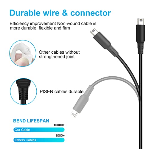 Image of Toxaoii 3DS USB Charger Cable for Nintendo N ew 3D S XL /New 3D S / 3DS XL / 3 DS /Ne w 2DS XL /New 2DS / 2DS XL / 2DS / DSi /DSi X, Replacement 3DS USB Charging Cord 3.9 FT